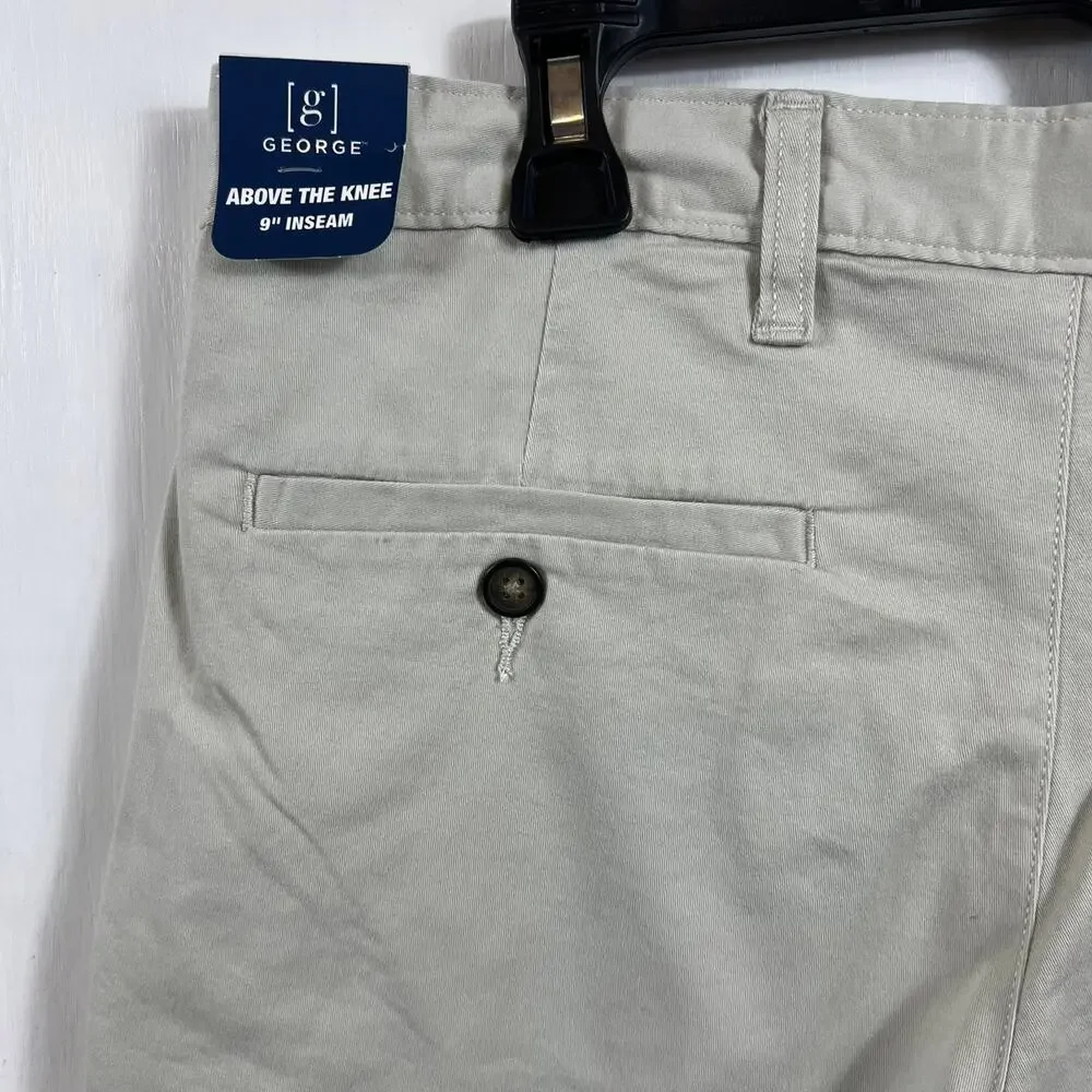 George Men's Flat Front Shorts, 9